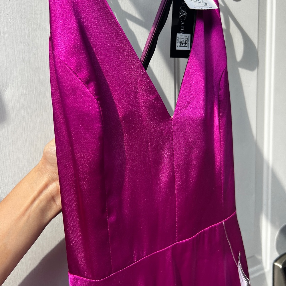 HOT PINK LONG PROM DRESS